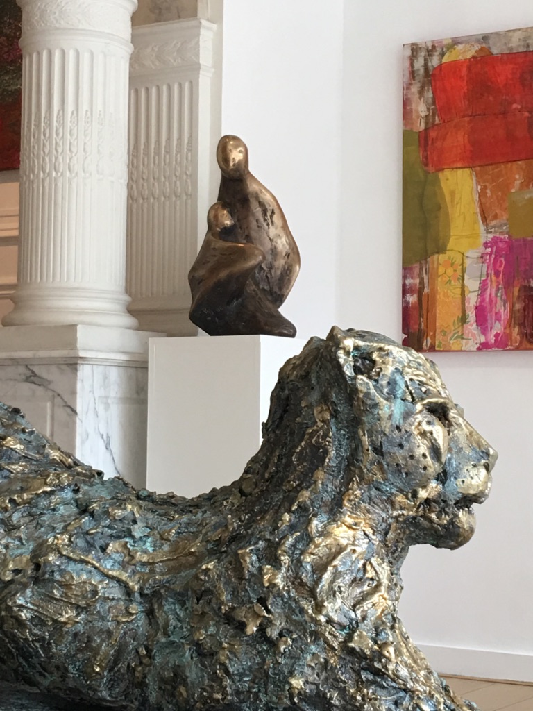 Pendant l'exposition de Bruxelles