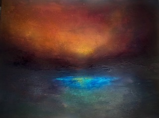 Un coucher de soleil de feu et de lumière — porteur d’espoir pour demain et du mystère de ce qui reste à venir.