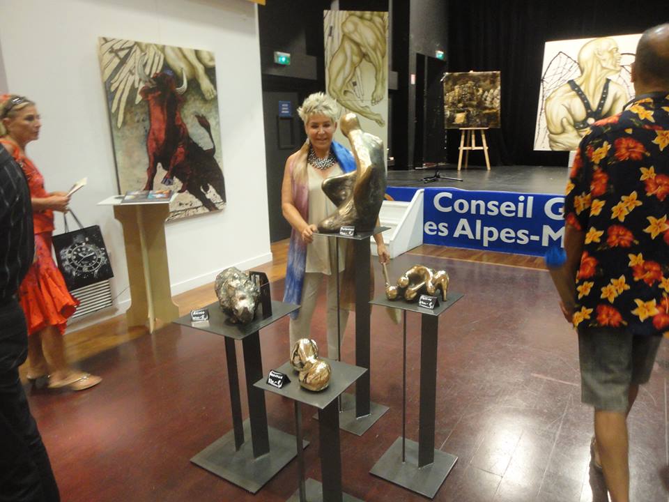 1er prix Sculptures Exposition dans les Alpes Maritimes